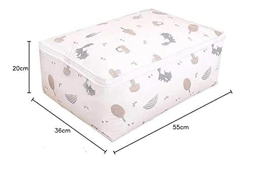 upan Blanket Storage bag Folding Organizer bag Moisture Proof, Mildew Proof, Dust Proof, Water proof, Washable Storage Bags for Clothes, Jackets, Pillows, Blankets (58x40x22 cm) (2) - Image 2