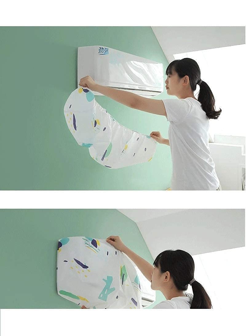 Air Conditioner Cover for 1.5 Ton Split AC Dustproof Waterproof Stretchable AC Cover with Elastic - Image 4