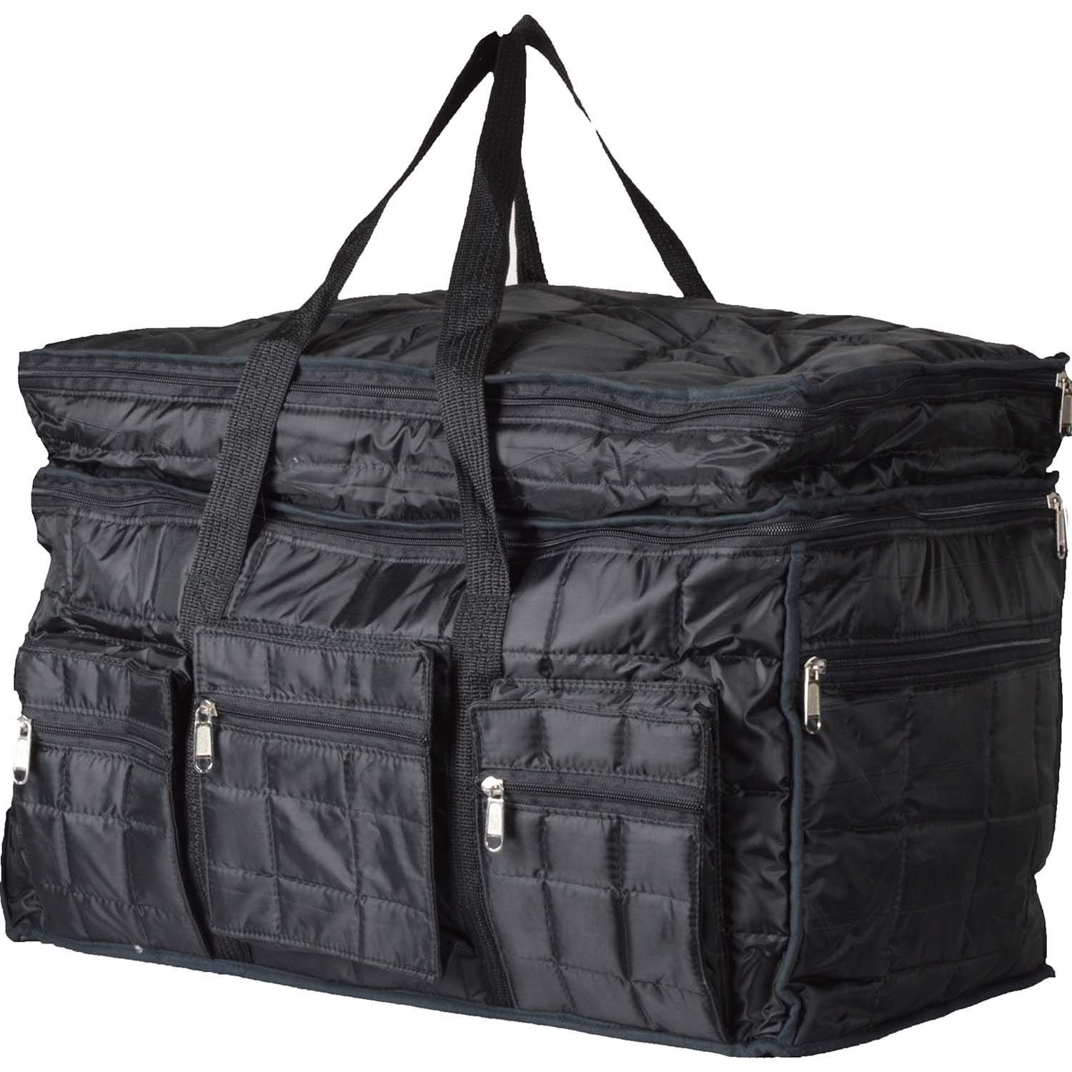 UPAN 20Inches Soft Travel Duffle (Home Store India Black), 53 cm - Image 4