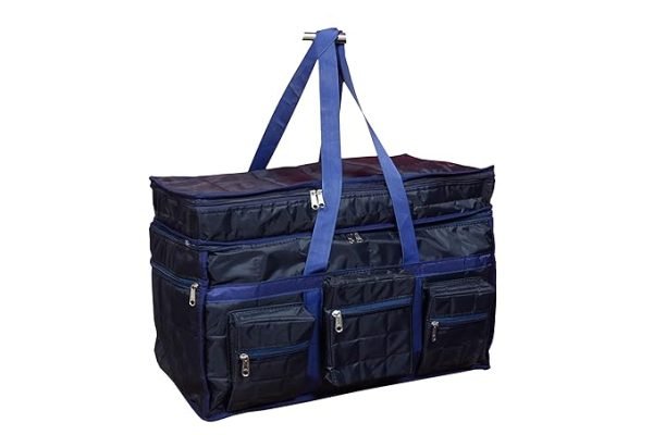 upan india Jumbo Travel Duffel Bag, Storage Bag - Black